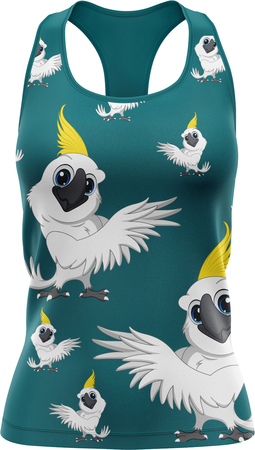 Cockatoo Singlets - fungear.com.au