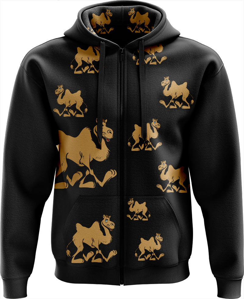 Cool Camel Full Zip Hoodies Jacket - fungear.com.au