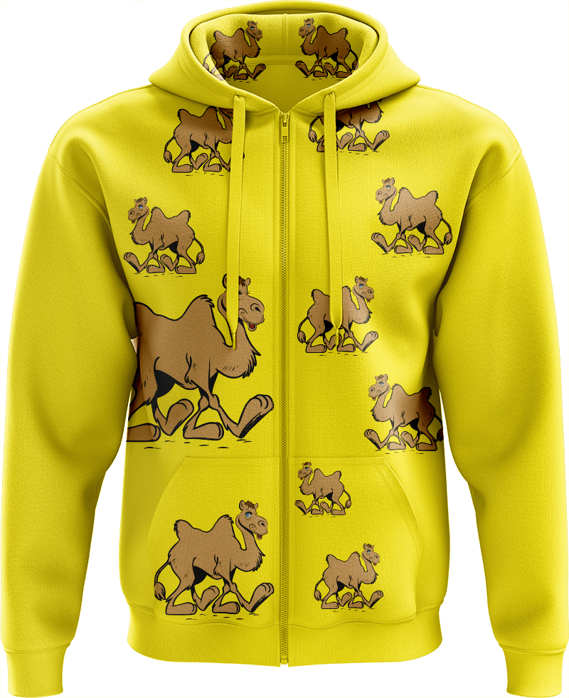 Cool Camel Full Zip Hoodies Jacket - fungear.com.au