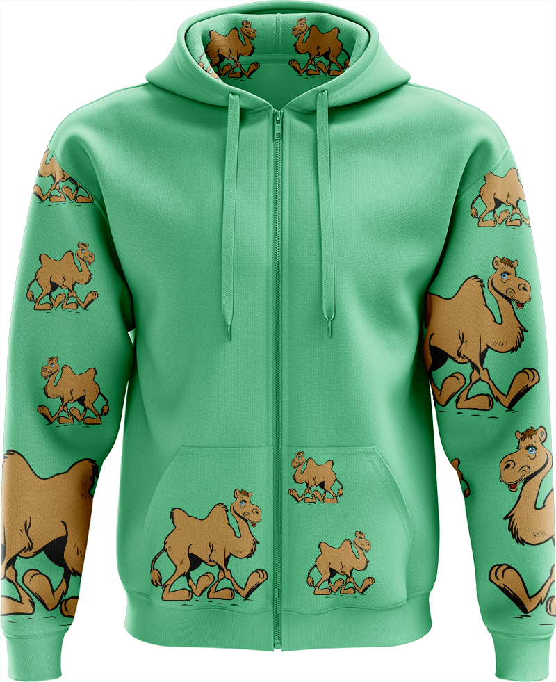 Cool Camel Full Zip Hoodies Jacket - fungear.com.au