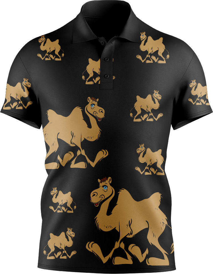 Cool Camel Men's Short Sleeve Polo - fungear.com.au