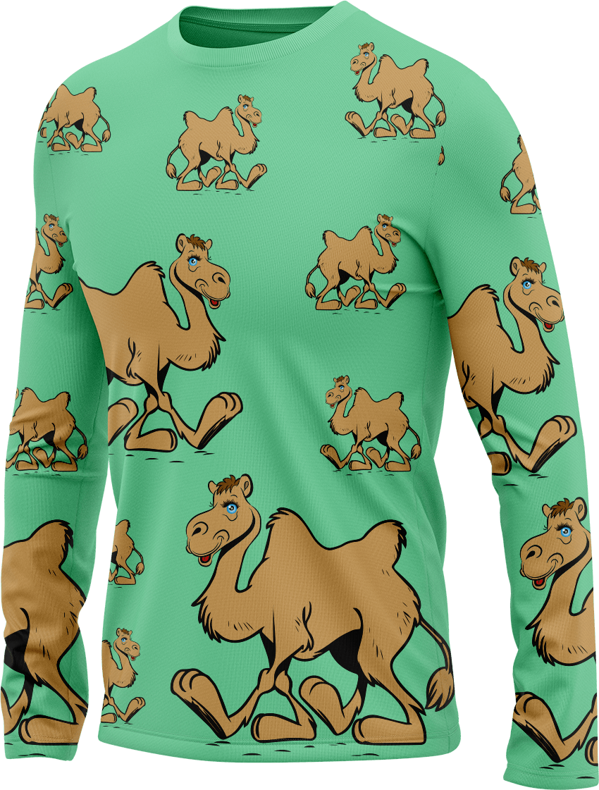 Cool Camel Rash Shirt Long Sleeve - fungear.com.au