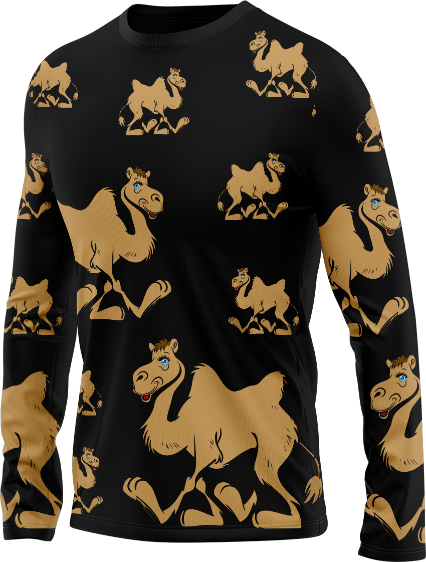 Cool Camel Rash Shirt Long Sleeve - fungear.com.au