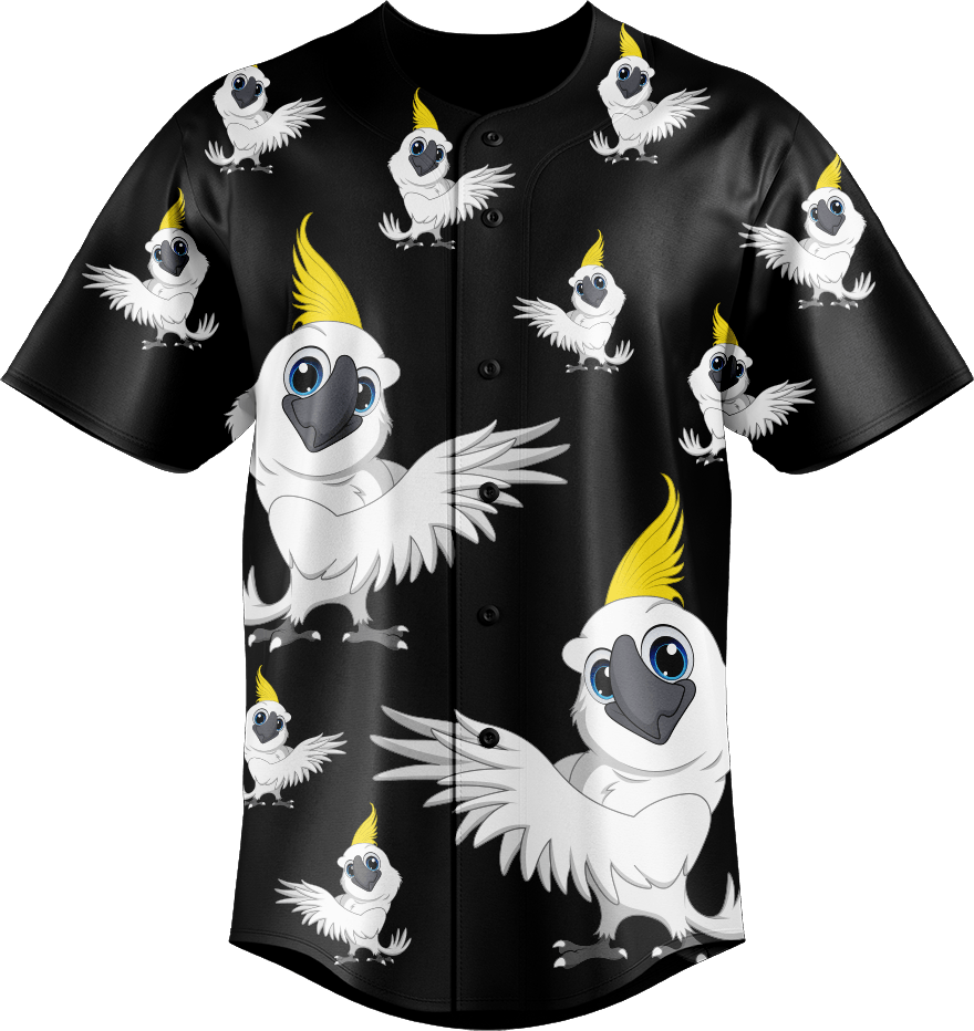 Cool Cockatoo Baseball Jerseys - fungear.com.au