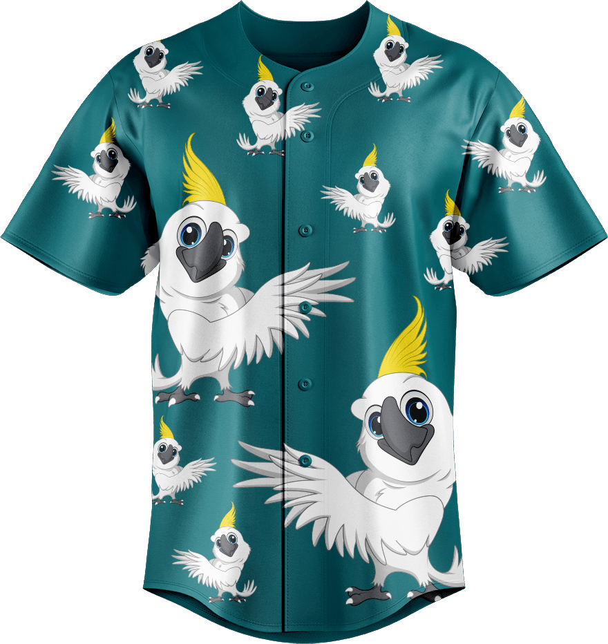 Cool Cockatoo Baseball Jerseys