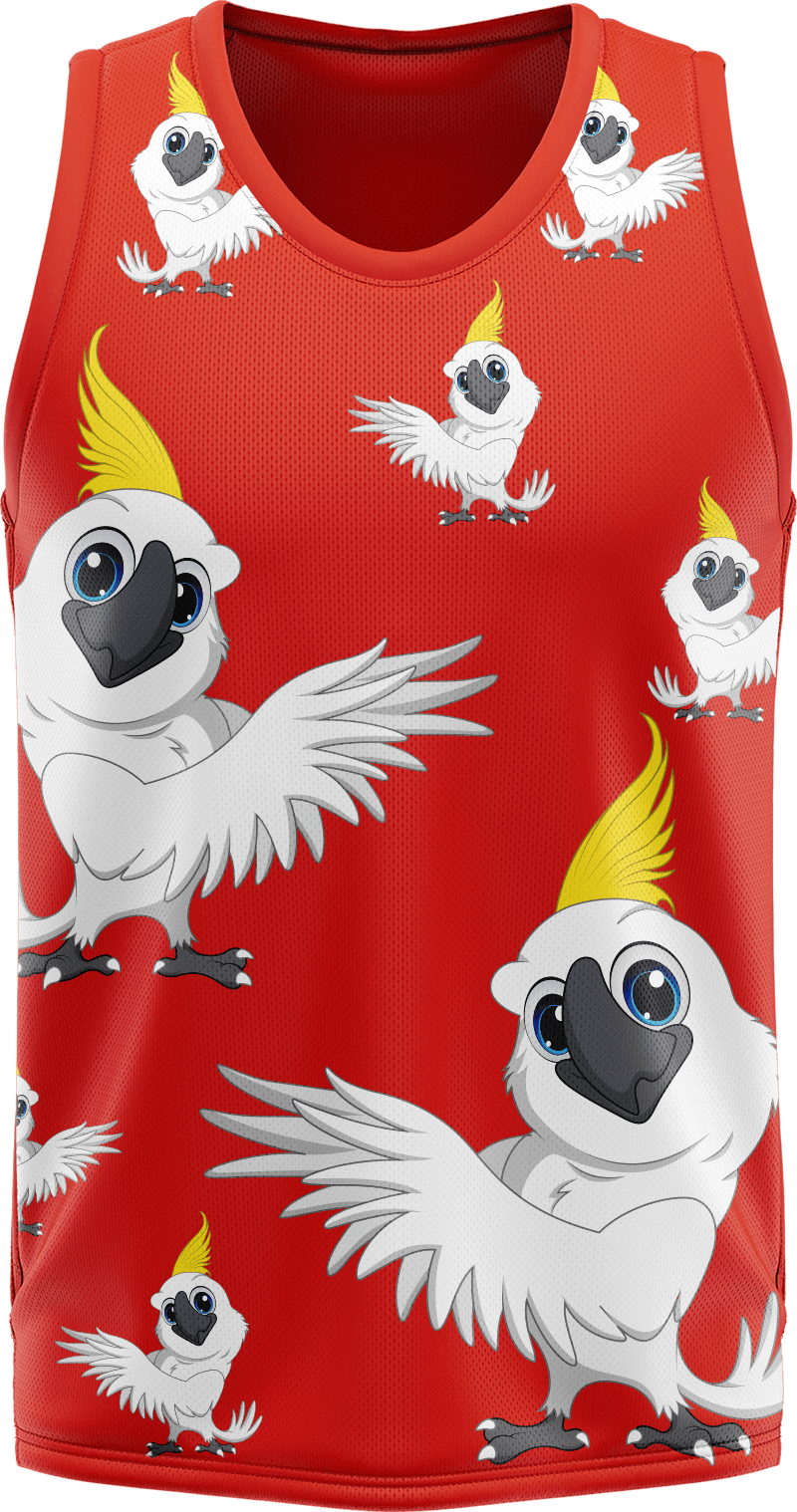 Cool Cockatoo Basketball Jersey - fungear.com.au