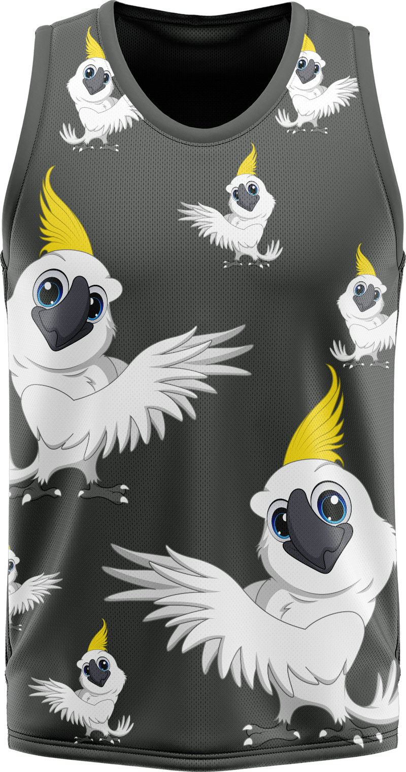 Cool Cockatoo Basketball Jersey - fungear.com.au