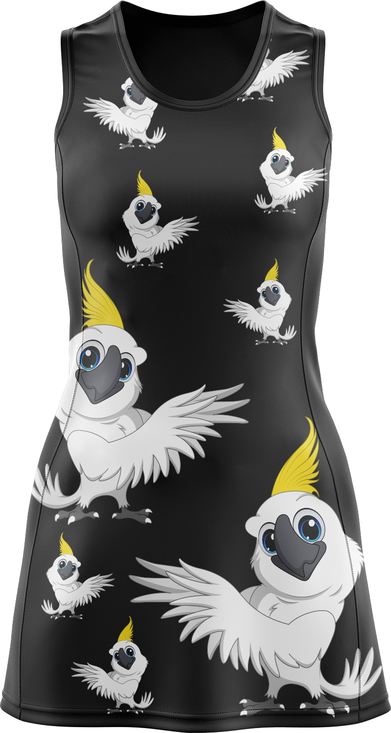 Cool Cockatoo Ladies Mini Dress - fungear.com.au