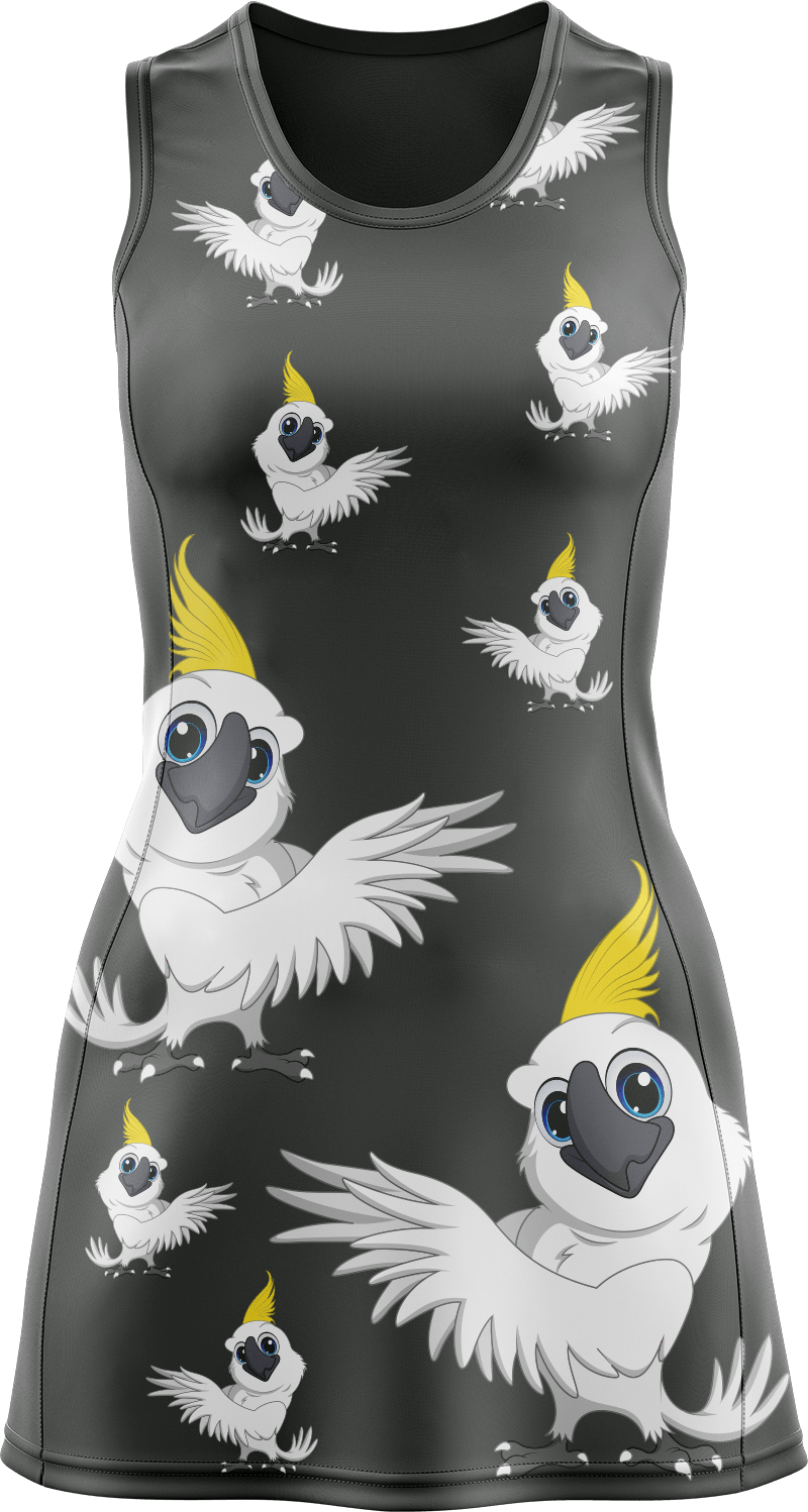 Cool Cockatoo Ladies Mini Dress - fungear.com.au