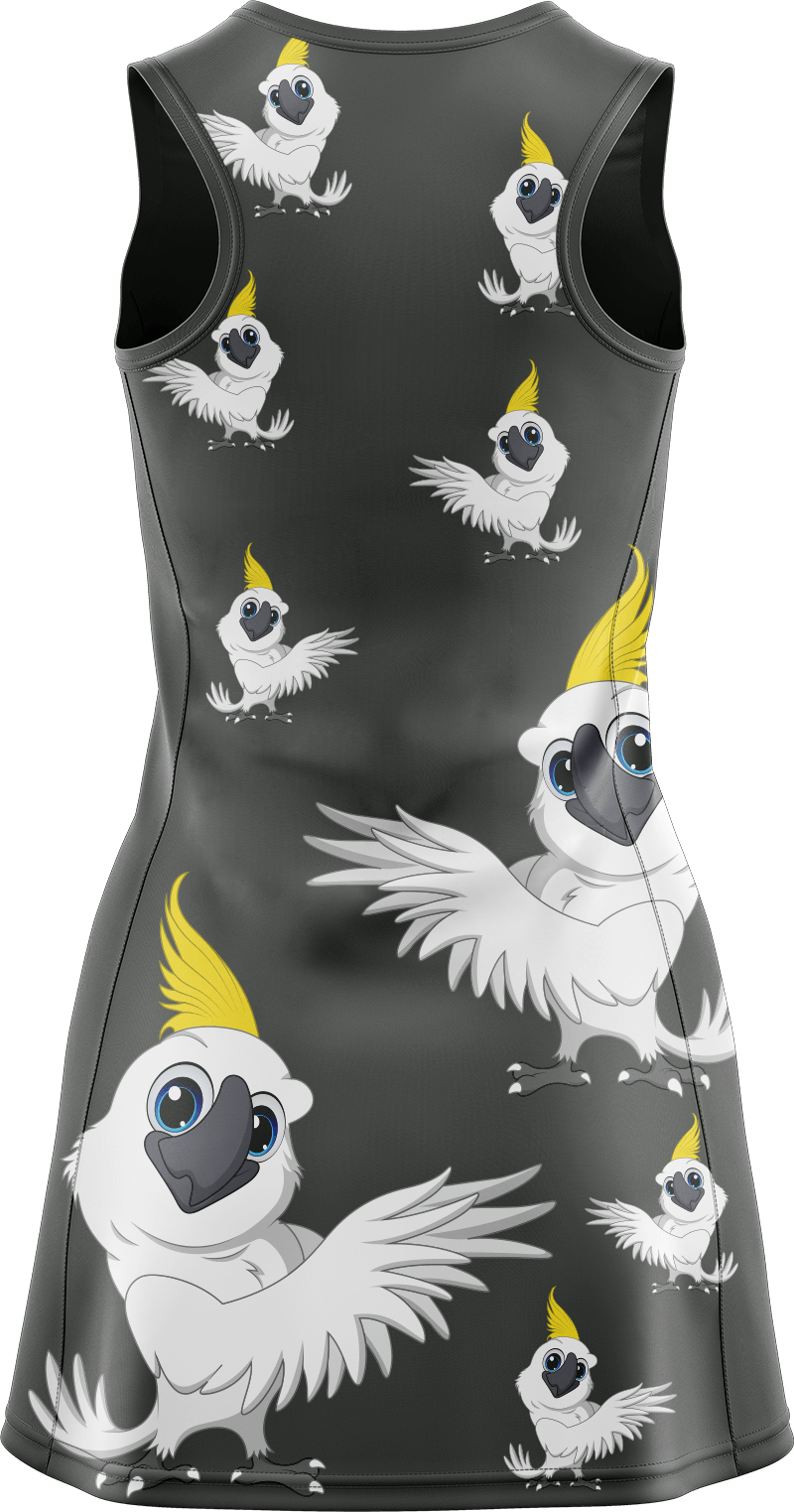 Cool Cockatoo Ladies Mini Dress - fungear.com.au