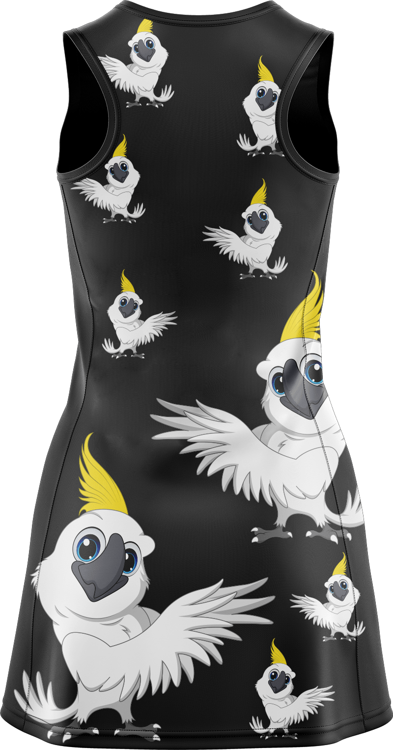 Cool Cockatoo Ladies Mini Dress - fungear.com.au