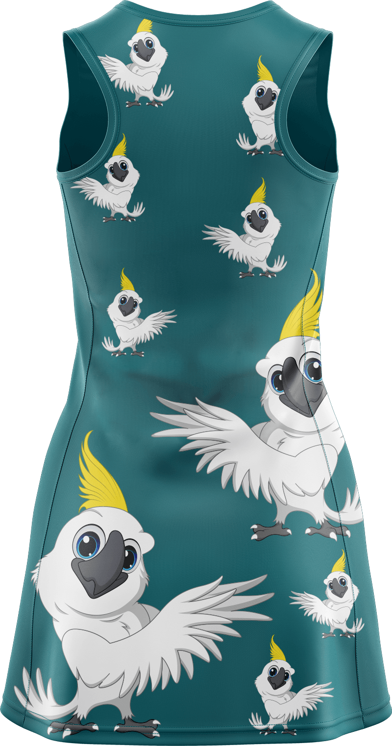 Cool Cockatoo Ladies Mini Dress - fungear.com.au
