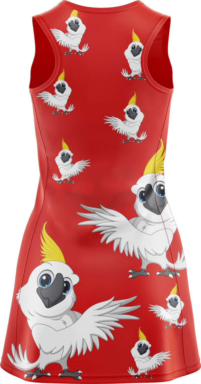 Cool Cockatoo Ladies Mini Dress - fungear.com.au