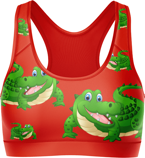 Crazy Croc Crop Top - fungear.com.au