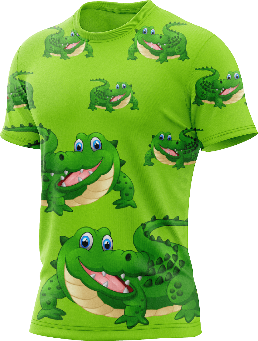 Crazy Croc Rash T-Shirt Short Sleeve - fungear.com.au