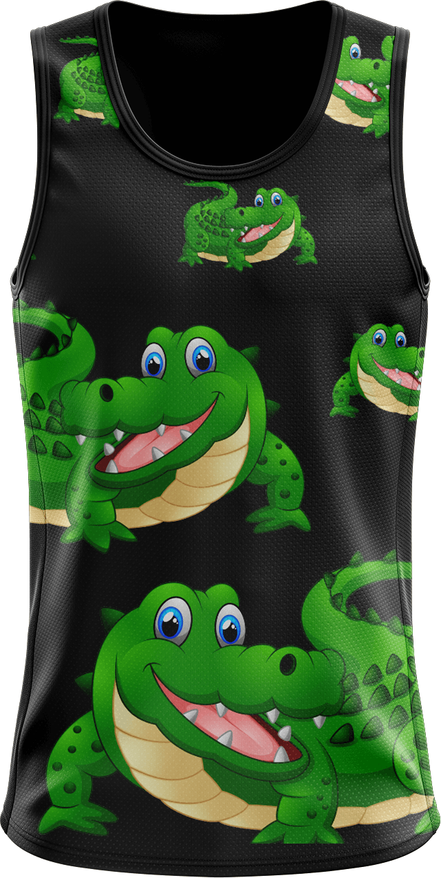 Crazy Croc Singlets - fungear.com.au