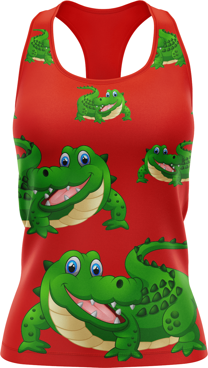Crazy Croc Singlets - fungear.com.au