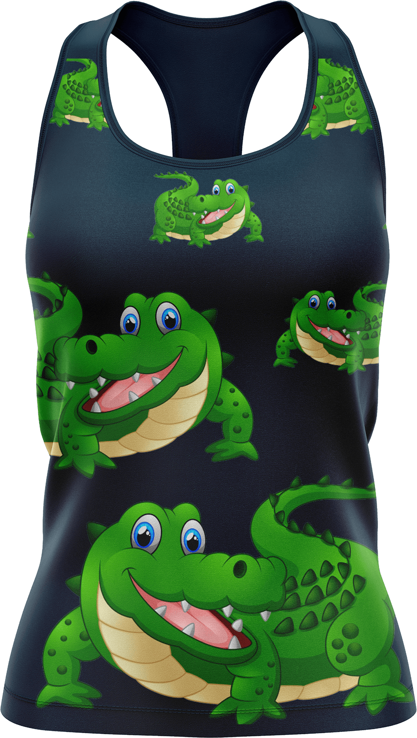 Crazy Croc Singlets - fungear.com.au