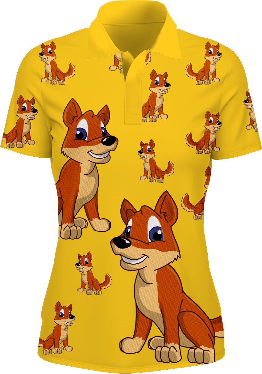 Daft Dingo Women's Polo - fungear.com.au