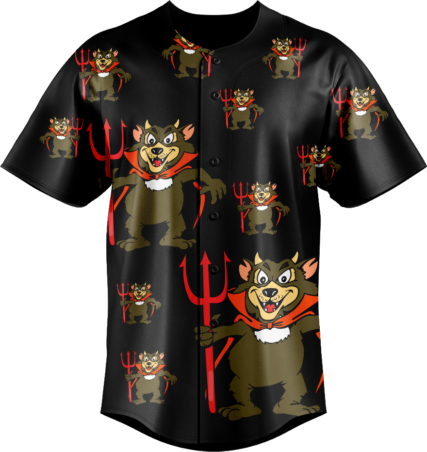 Devil Wears Fungear Baseball Jerseys - fungear.com.au