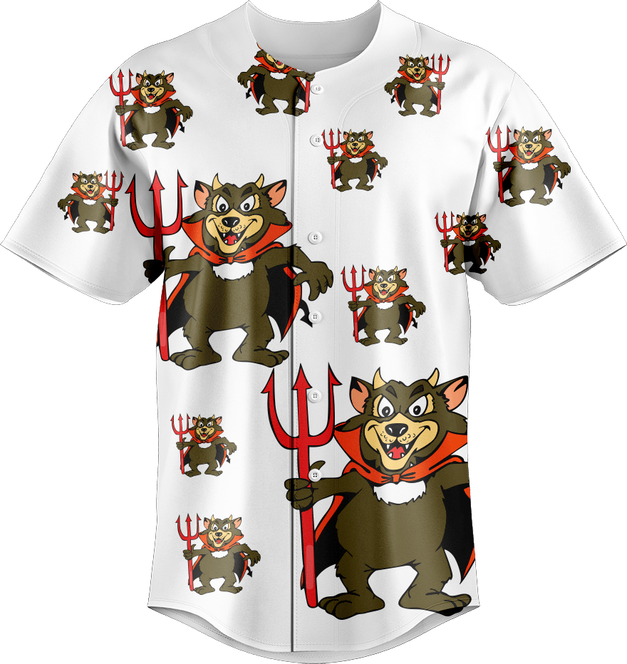 Devil Wears Fungear Baseball Jerseys - fungear.com.au