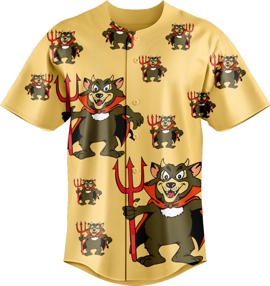 Devil Wears Fungear Baseball Jerseys - fungear.com.au