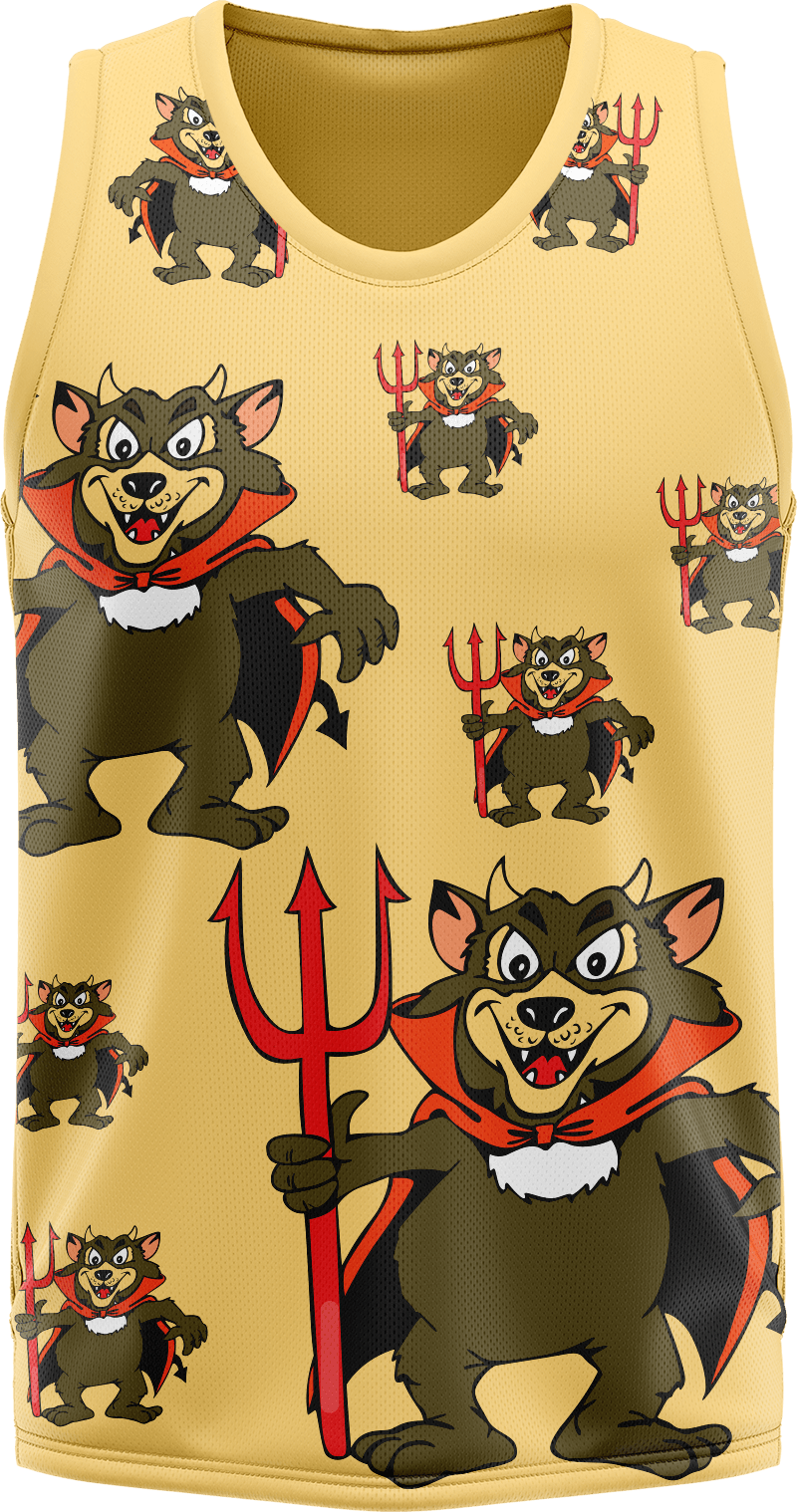 Devil Wears Fungear Basketball Jersey - fungear.com.au
