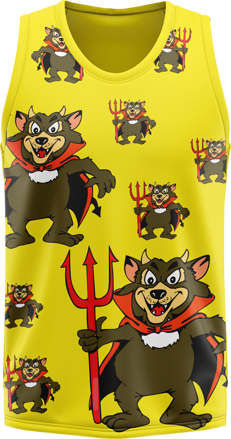 Devil Wears Fungear Basketball Jersey - fungear.com.au