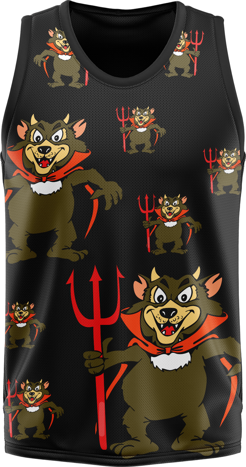 Devil Wears Fungear Basketball Jersey - fungear.com.au