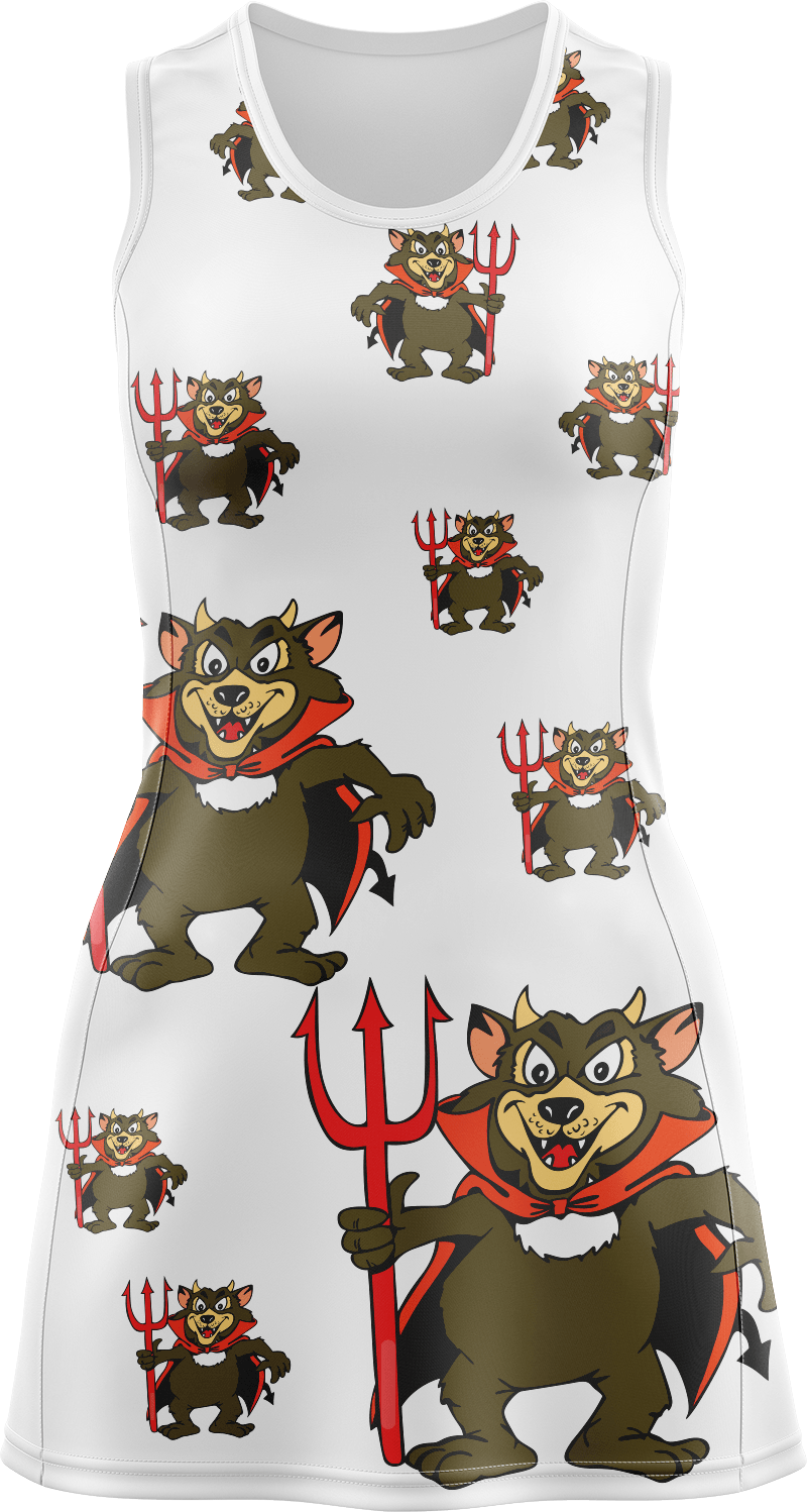 Devil Wears Fungear Ladies Mini Dress - fungear.com.au