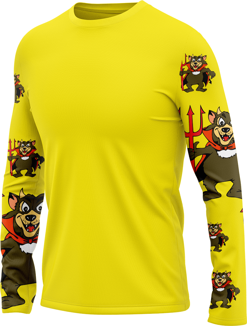 Devil Wears Fungear Rash T-Shirt Long Sleeve - fungear.com.au