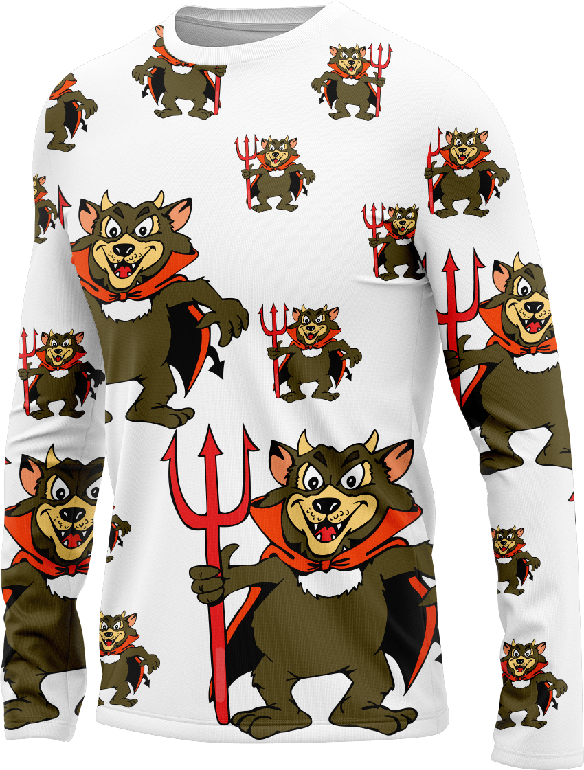 Devil Wears Fungear Rash T-Shirt Long Sleeve - fungear.com.au