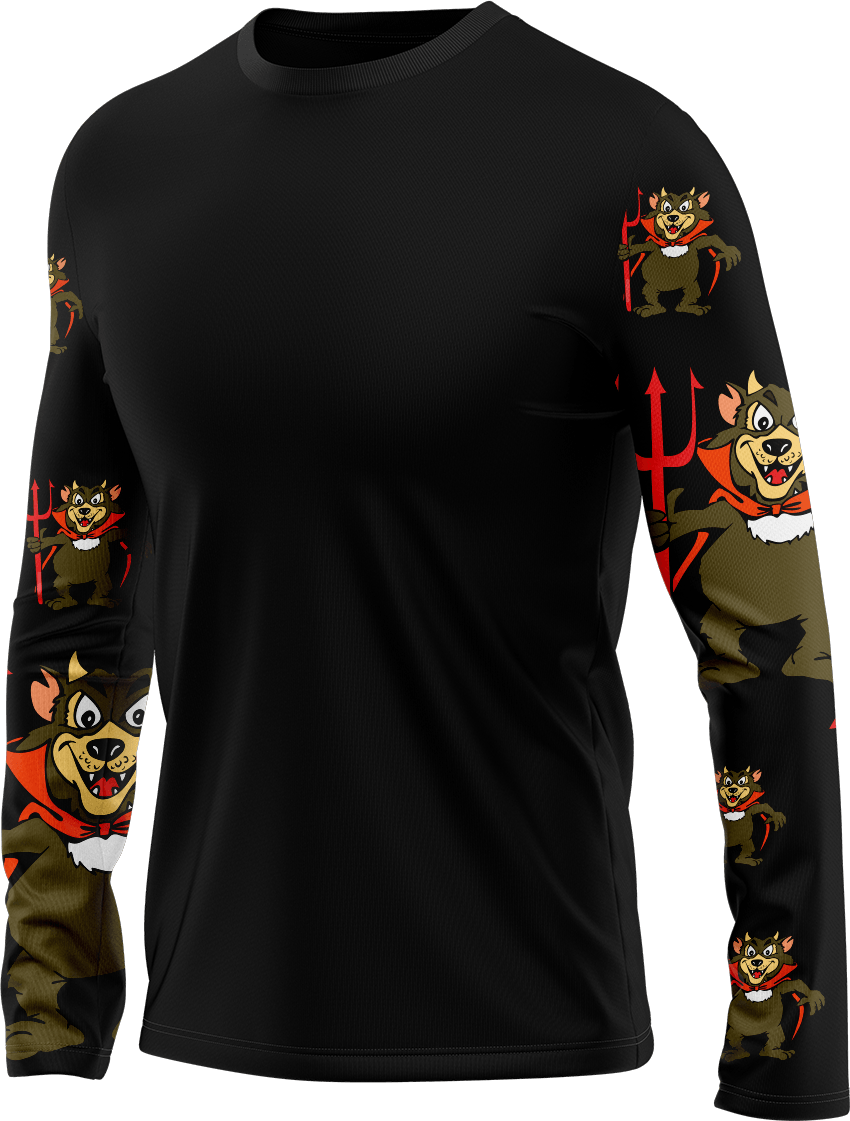 Devil Wears Fungear Rash T-Shirt Long Sleeve - fungear.com.au
