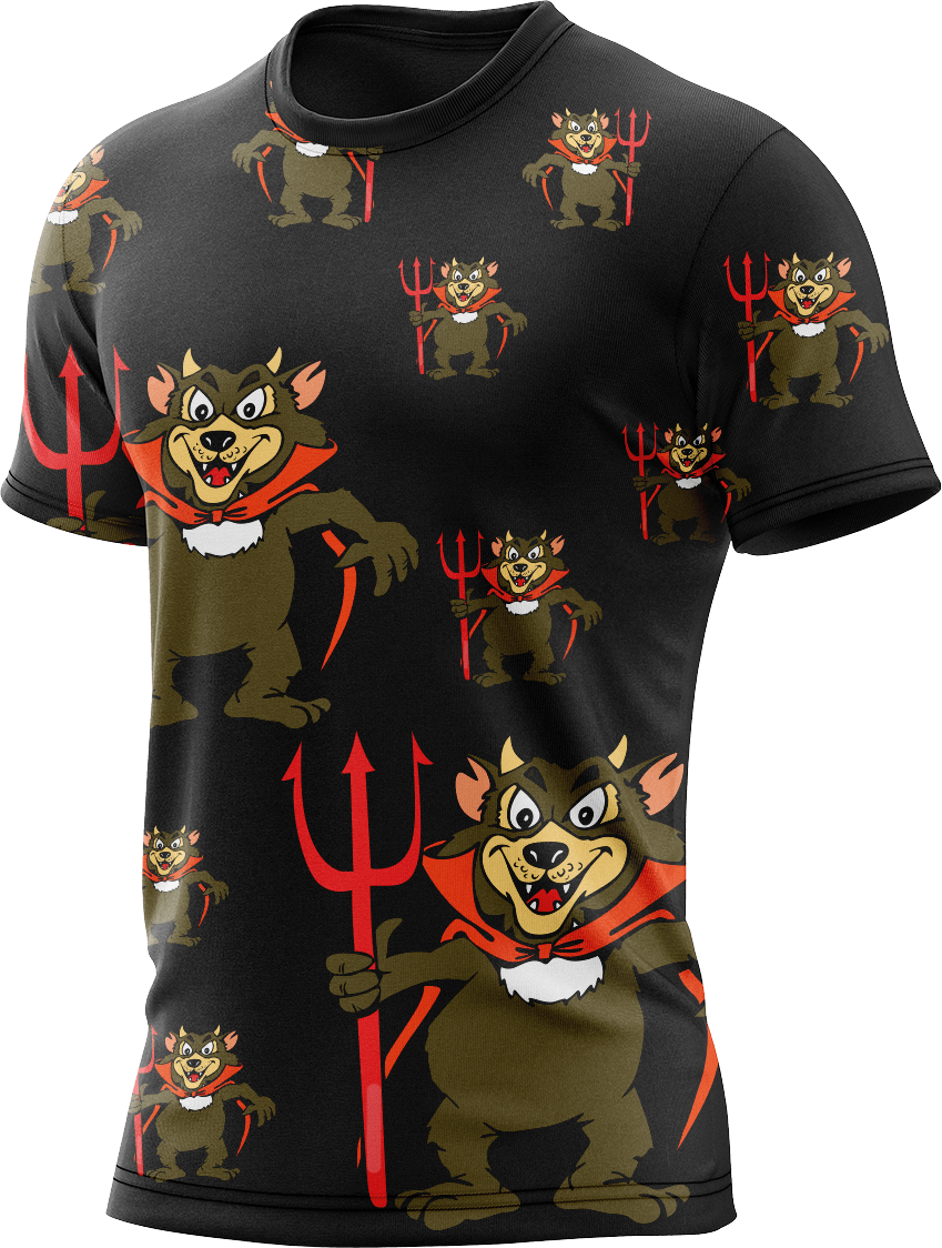 Devil Wears Fungear Rash T-Shirt Short Sleeve - fungear.com.au