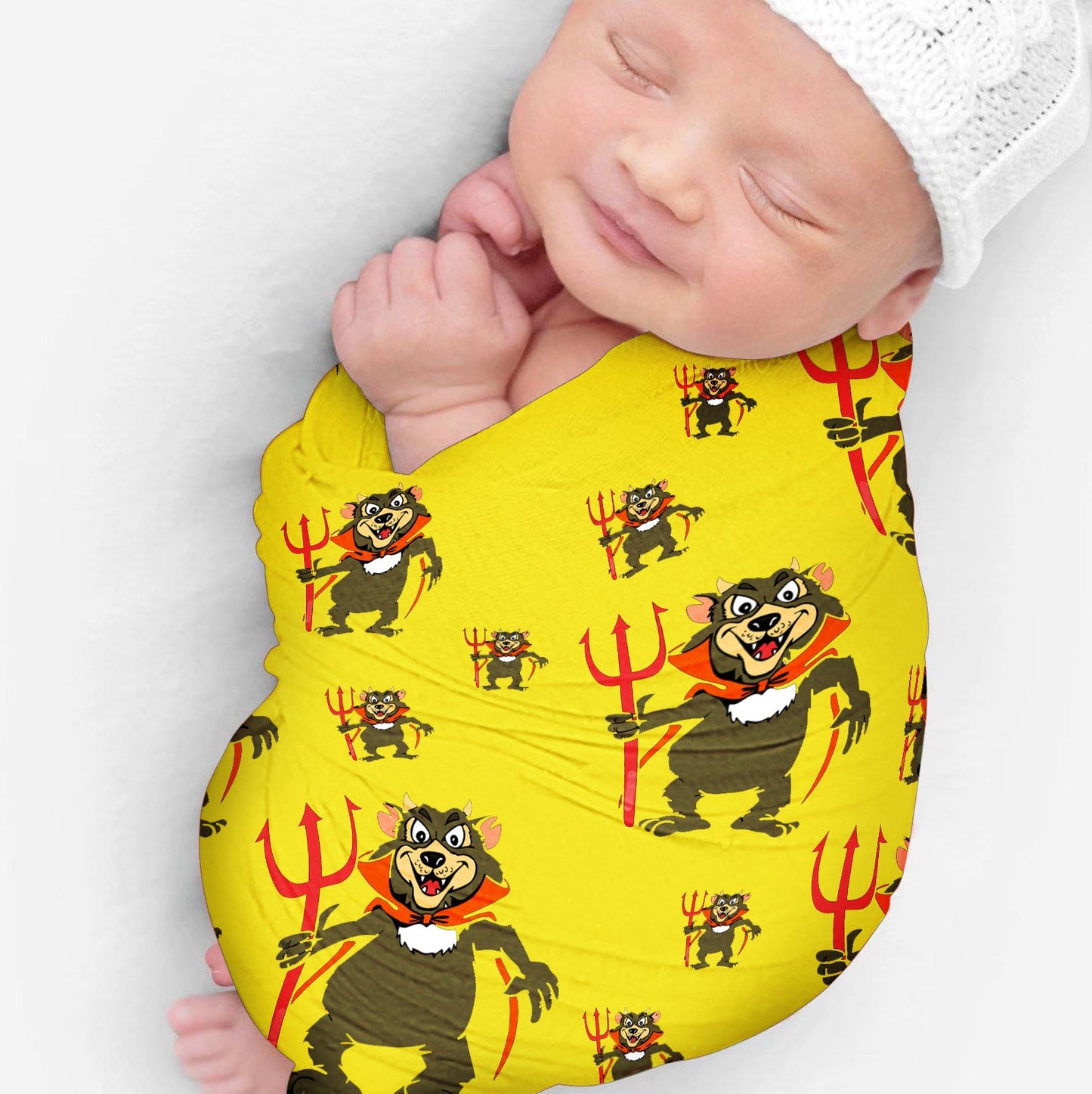 Devil Wears Fungear's Baby Wrap - fungear.com.au