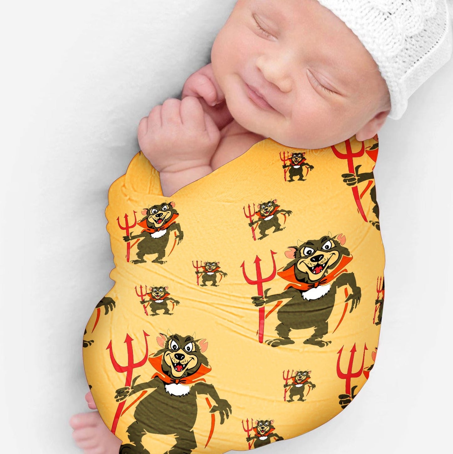 Devil Wears Fungear's Baby Wrap - fungear.com.au