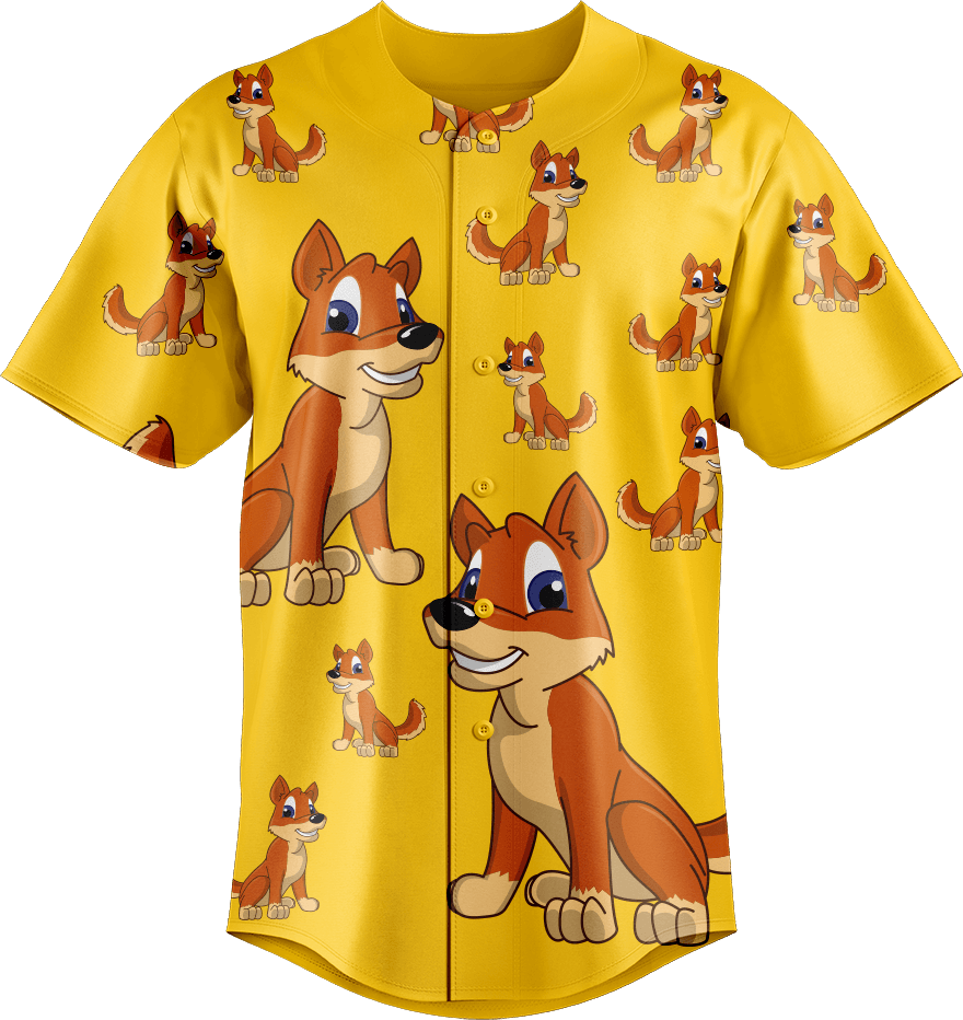 Dizzie Dingo Baseball Jerseys - fungear.com.au