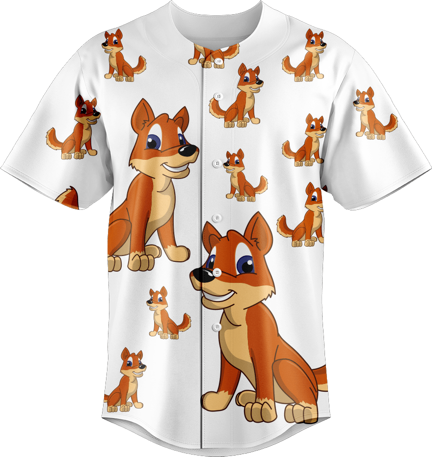 Dizzie Dingo Baseball Jerseys - fungear.com.au