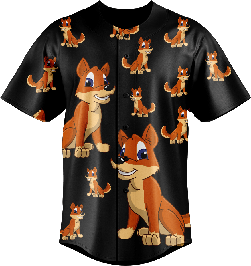 Dizzie Dingo Baseball Jerseys - fungear.com.au
