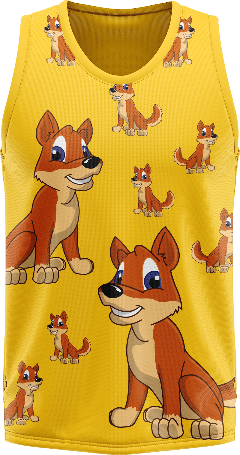 Dizzie Dingo Basketball Jersey - fungear.com.au