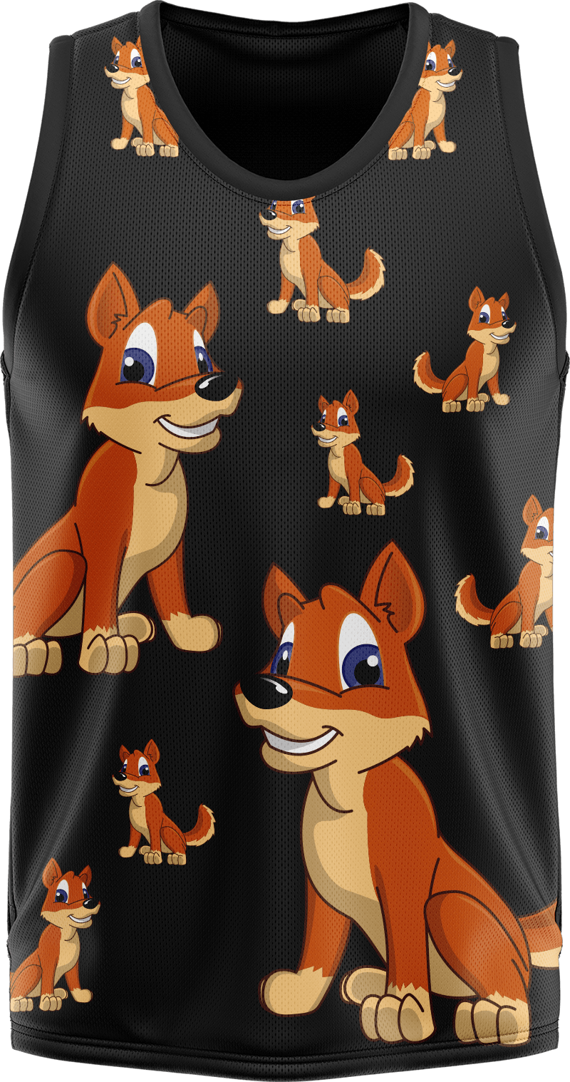Dizzie Dingo Basketball Jersey - fungear.com.au