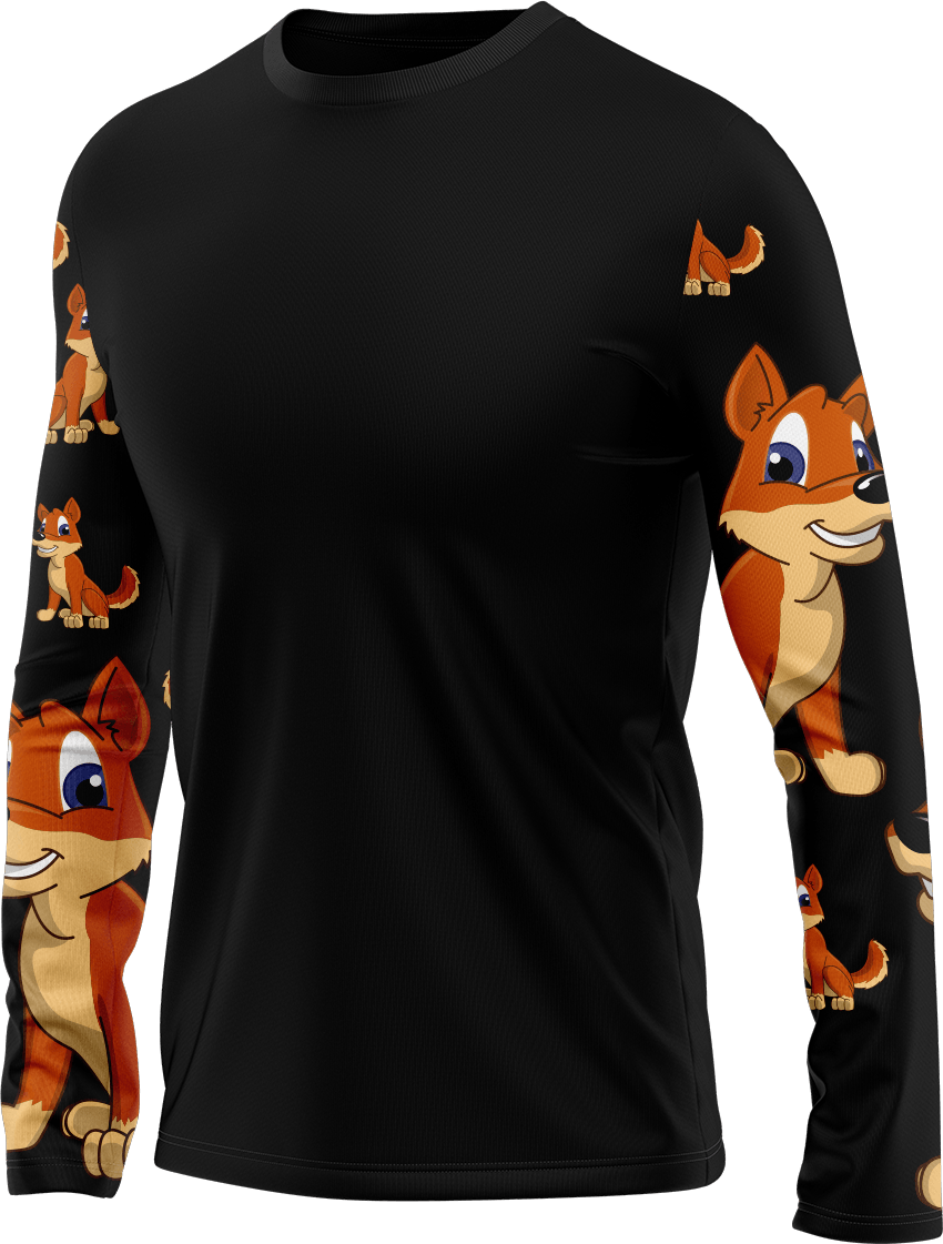 Dizzie Dingo Rash T-Shirt Long Sleeve - fungear.com.au