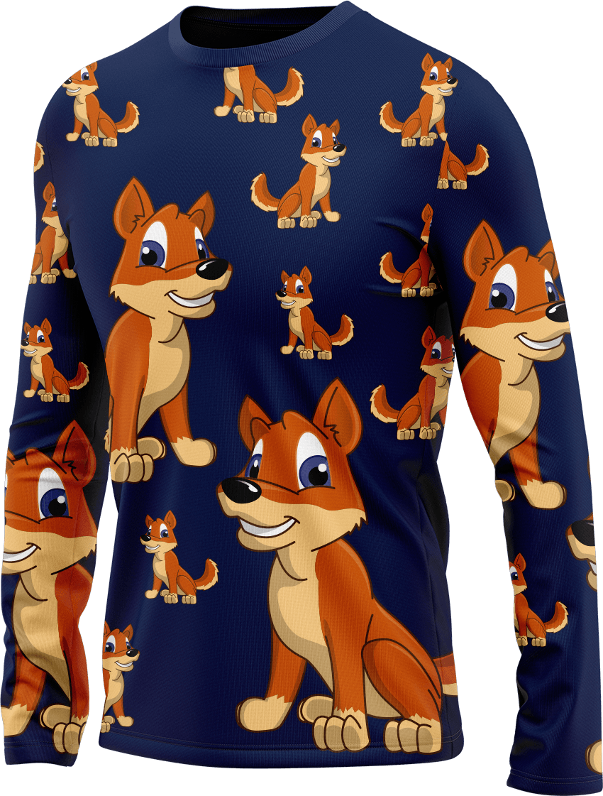 Dizzie Dingo Rash T-Shirt Long Sleeve - fungear.com.au