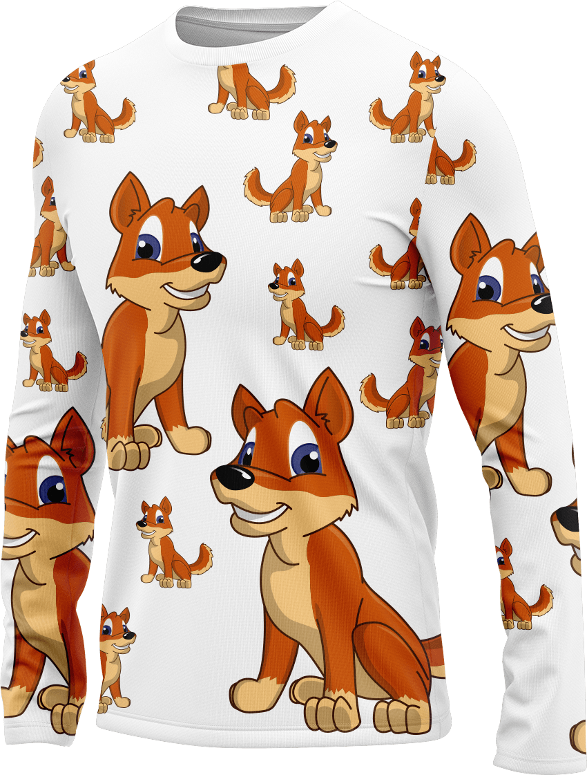 Dizzie Dingo Rash T-Shirt Long Sleeve - fungear.com.au