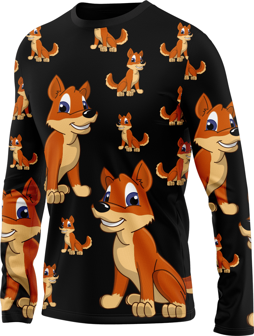 Dizzie Dingo Rash T-Shirt Long Sleeve - fungear.com.au