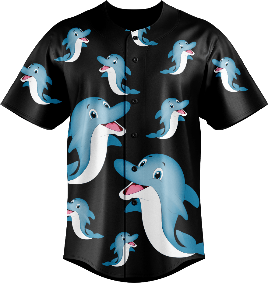 Dolphin Baseball Jerseys - fungear.com.au