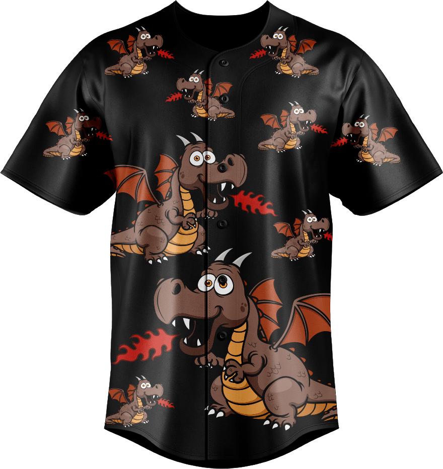 Dopey Dragon Baseball Jerseys - fungear.com.au