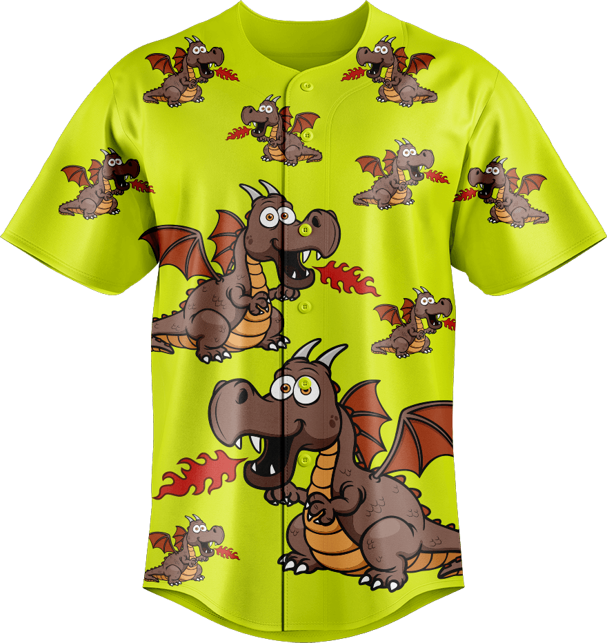 Dopey Dragon Baseball Jerseys - fungear.com.au