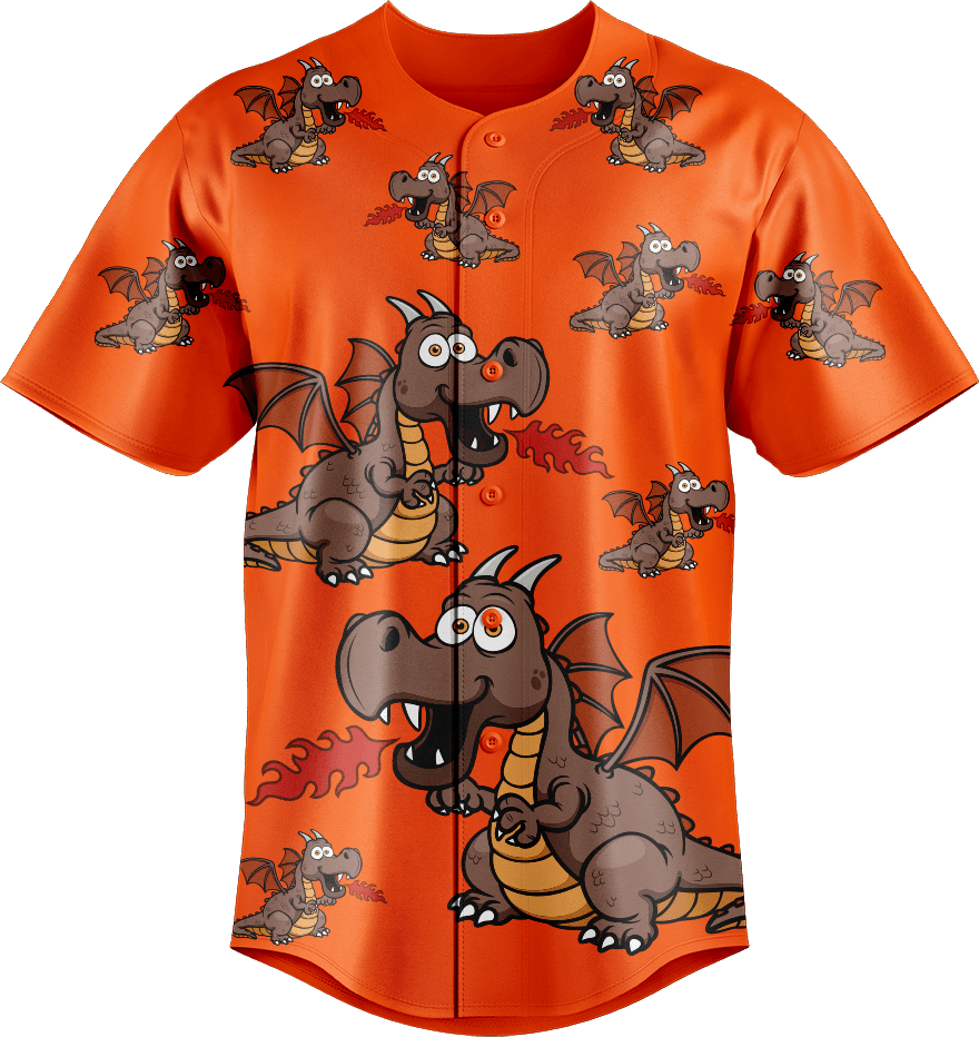 Dopey Dragon Baseball Jerseys - fungear.com.au