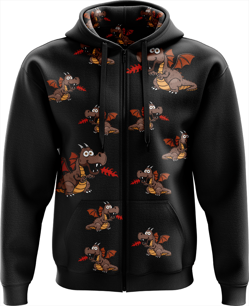 Dopey Dragon Full Zip Hoodies Jacket